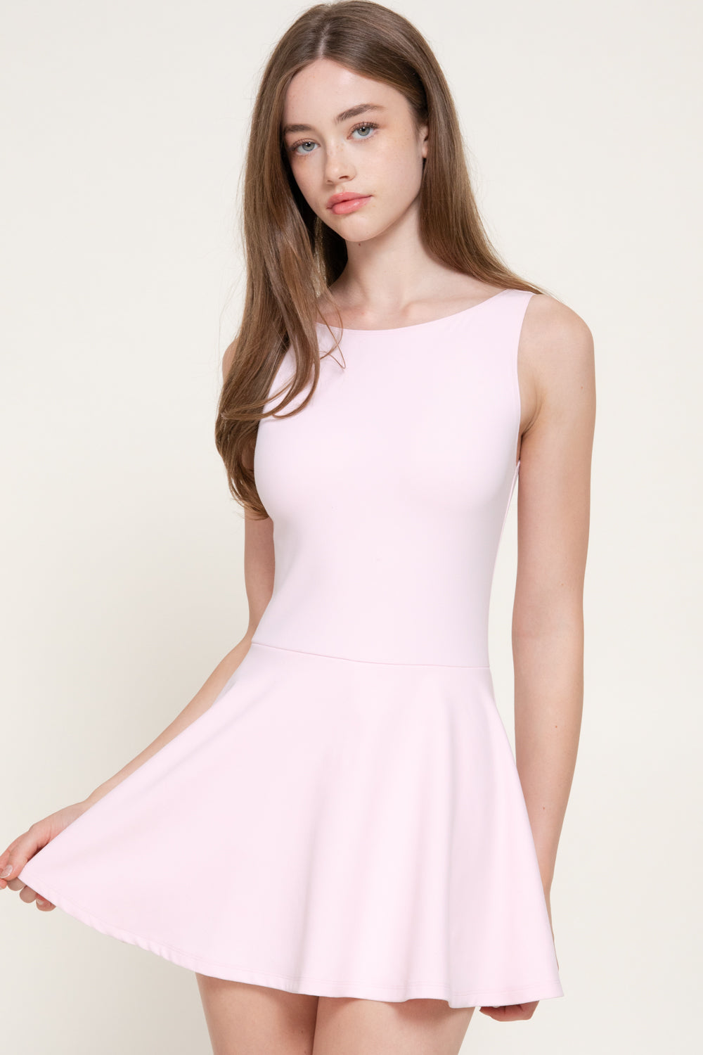 Vestido Blush Court - Rosa