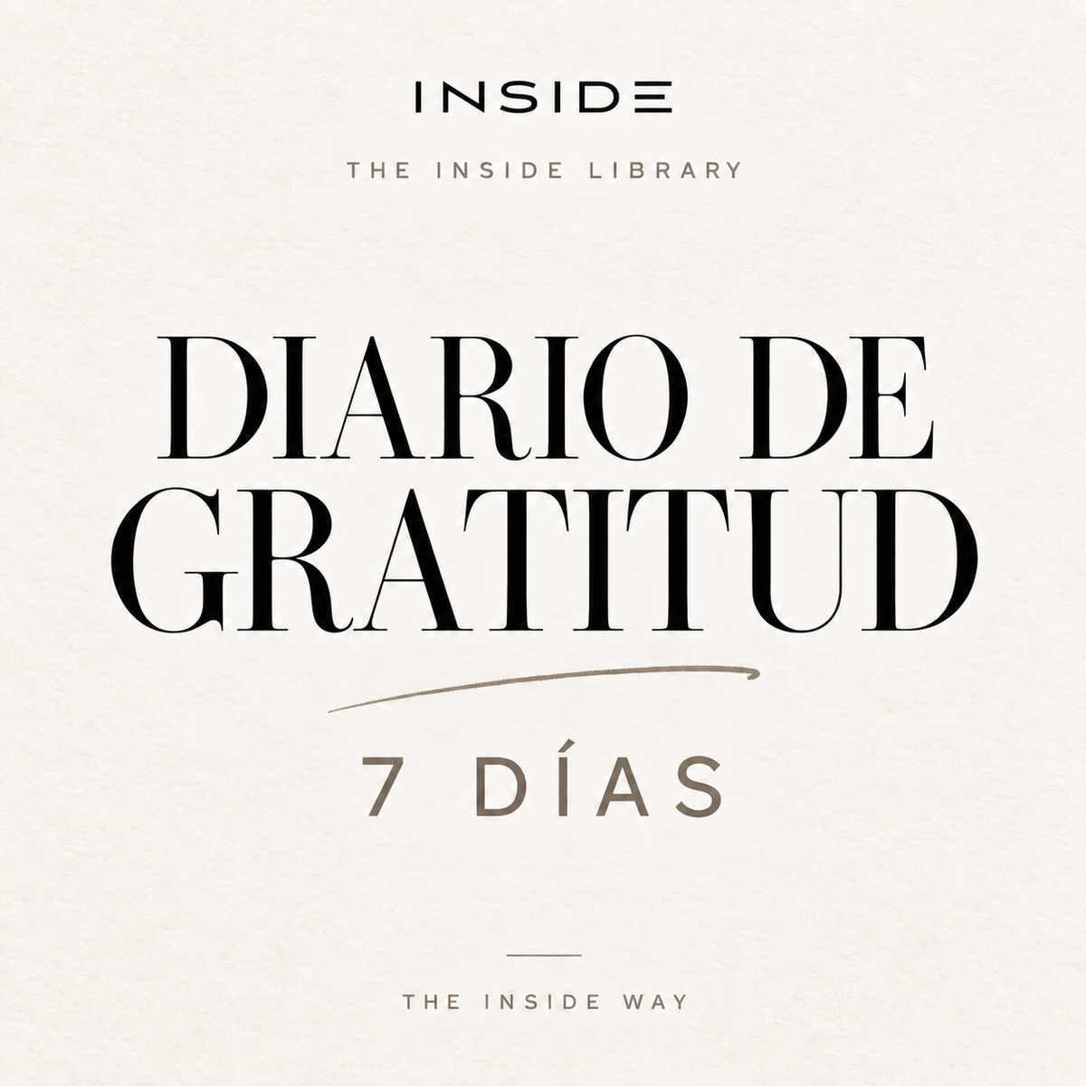 Diario semanal de Gratitud
