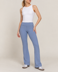 Set Halter + Flare Azul