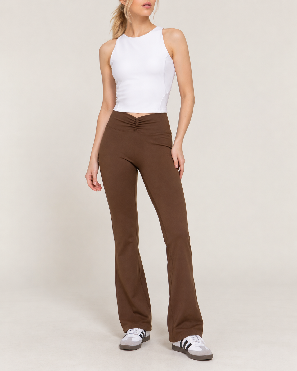 Set Halter + Flare Café